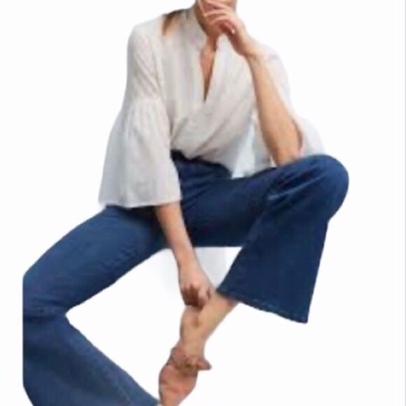 NWT Pilcro Of The Letterpress Flare Size 27 Jeans - Picture 1 of 8